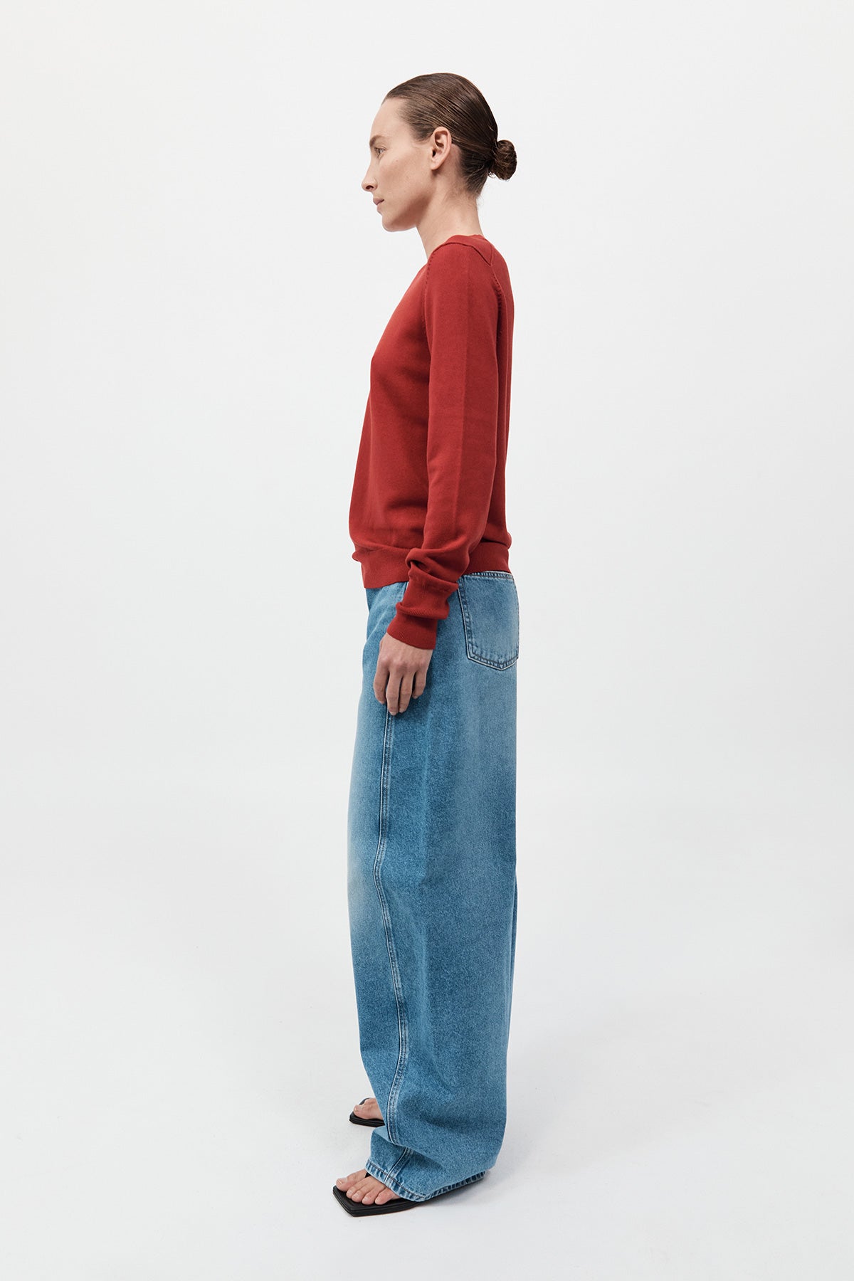 Mid Rise Balloon Jeans - 90s Blue