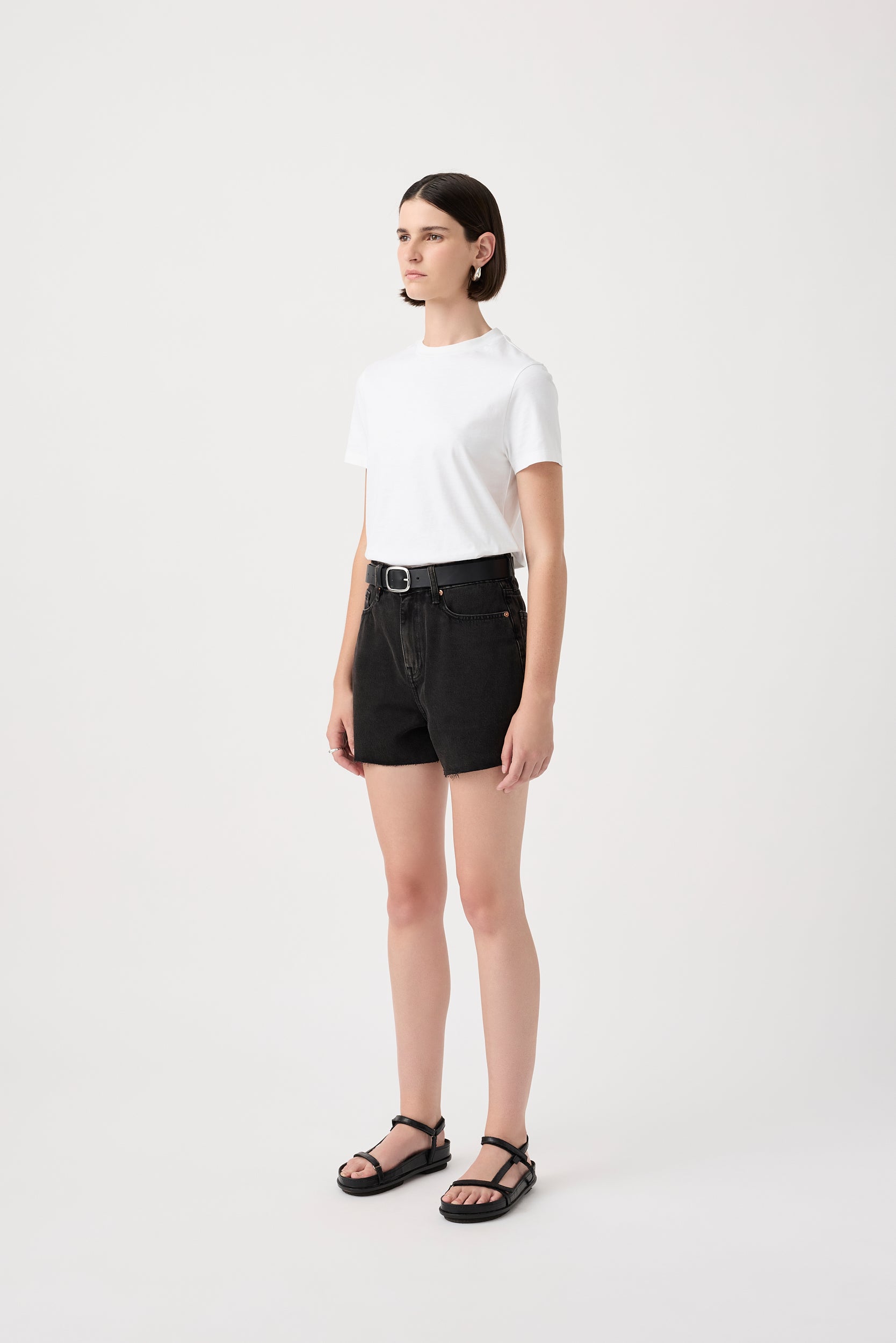 Annie High Classic Short Aged Black