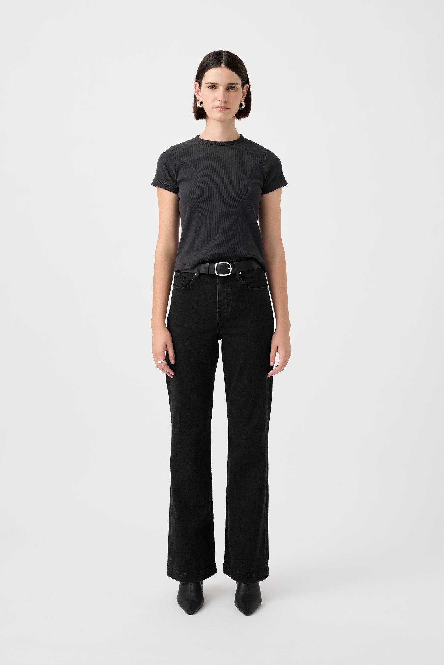 Farrah High Rise Jean - Black