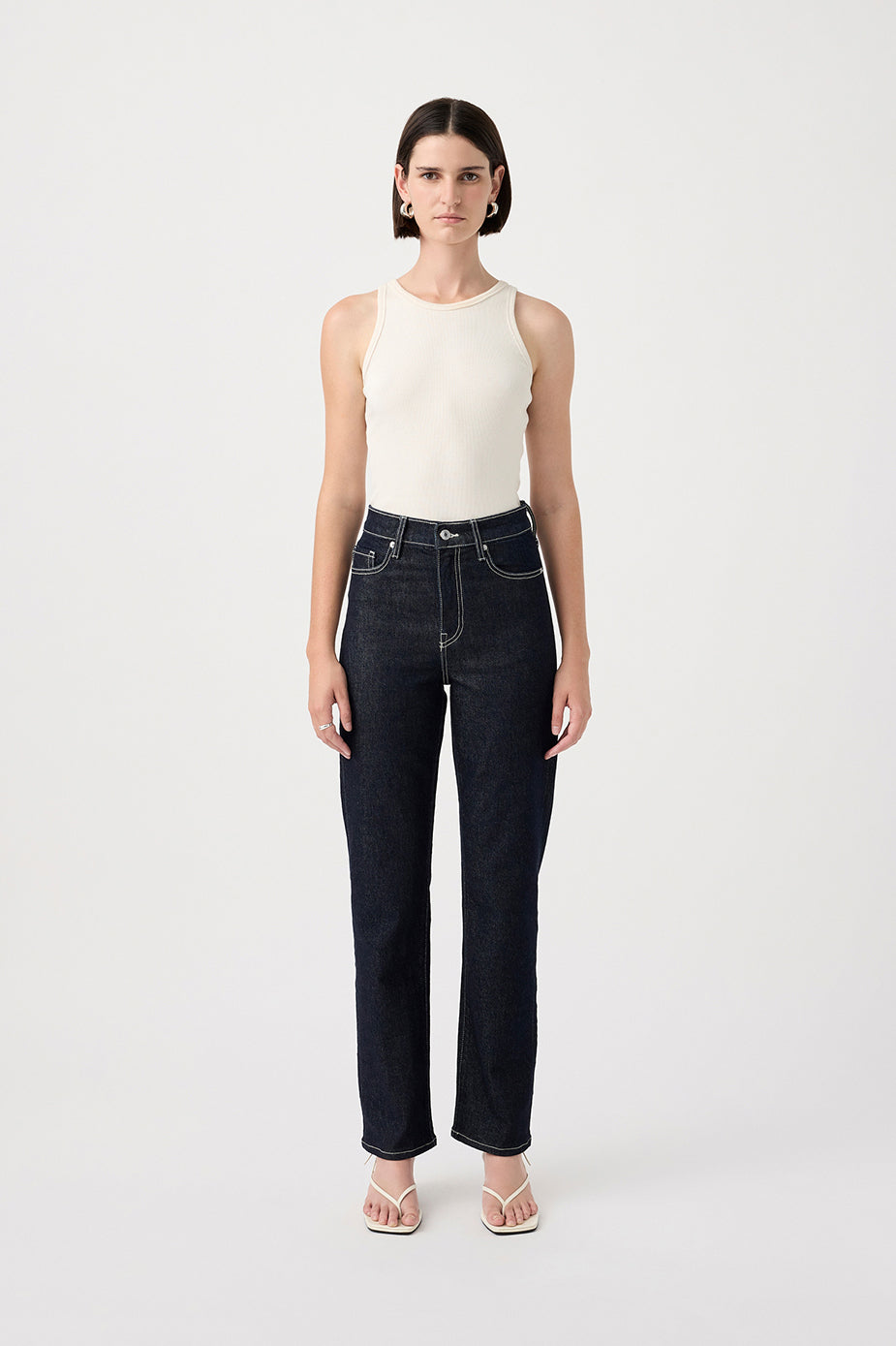 Zoe Straight Leg Jeans - Rinse