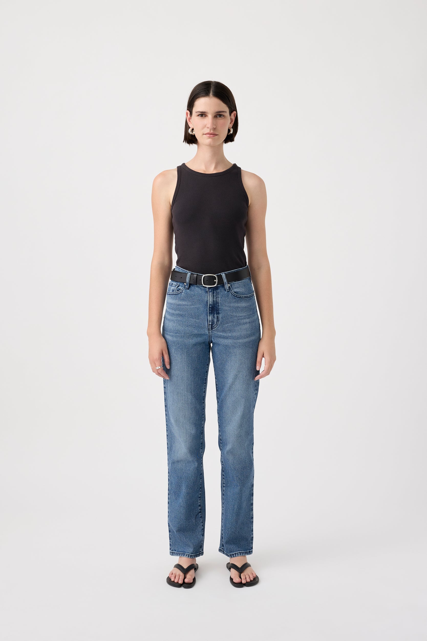 Zoe High Straight Jean