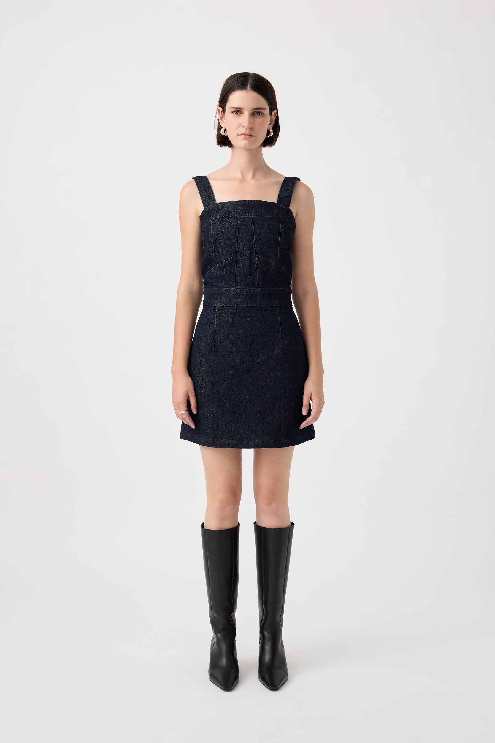 Maple Mini Dress – Fitted with Crossover Back