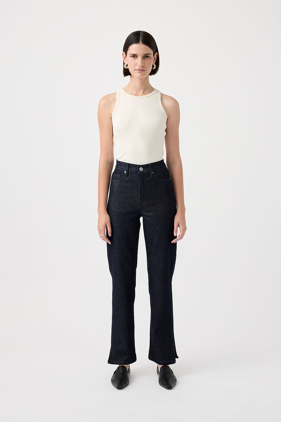Zoe High Rise Jean with Side Splits