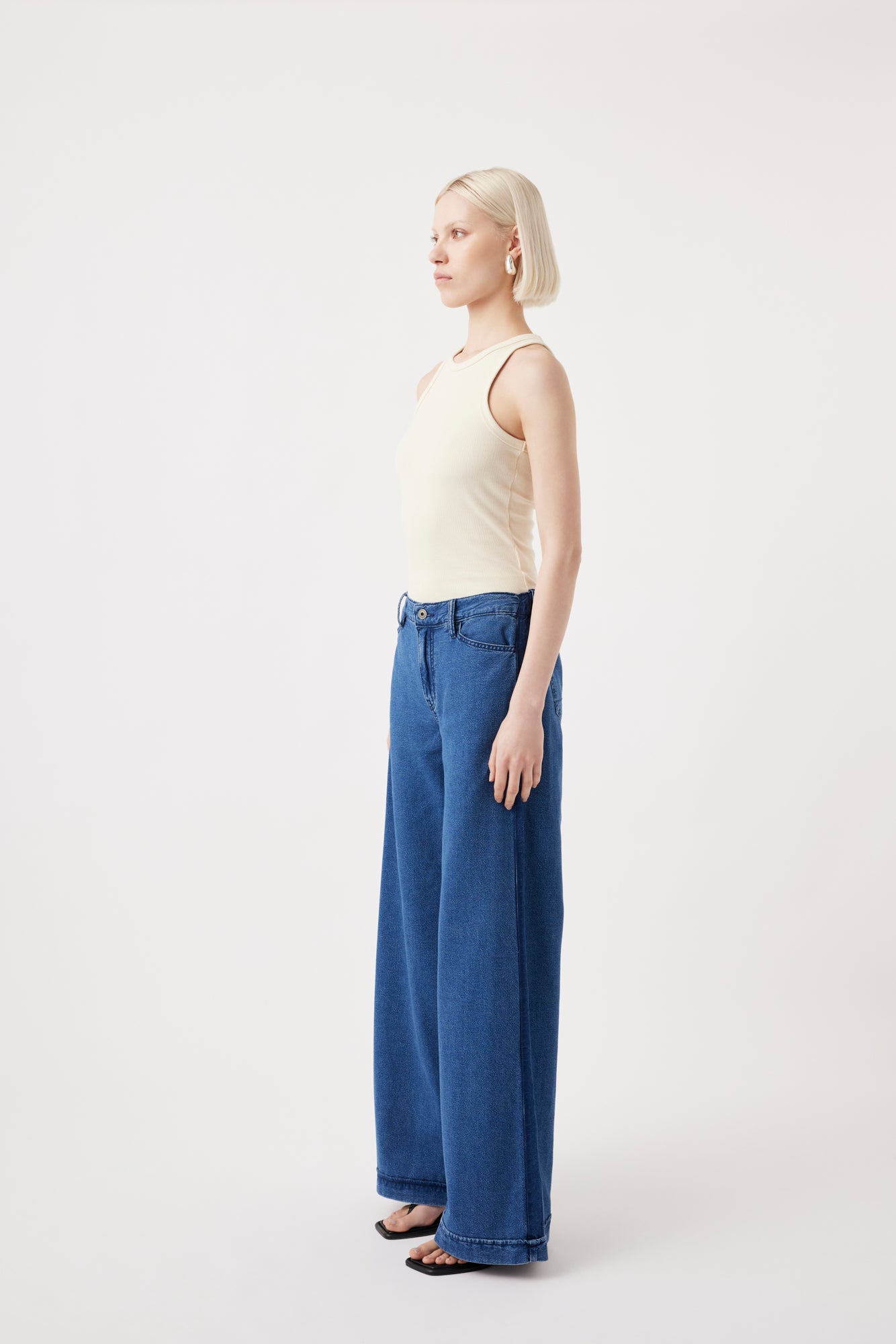 Leigh Mid Wide Long Pant