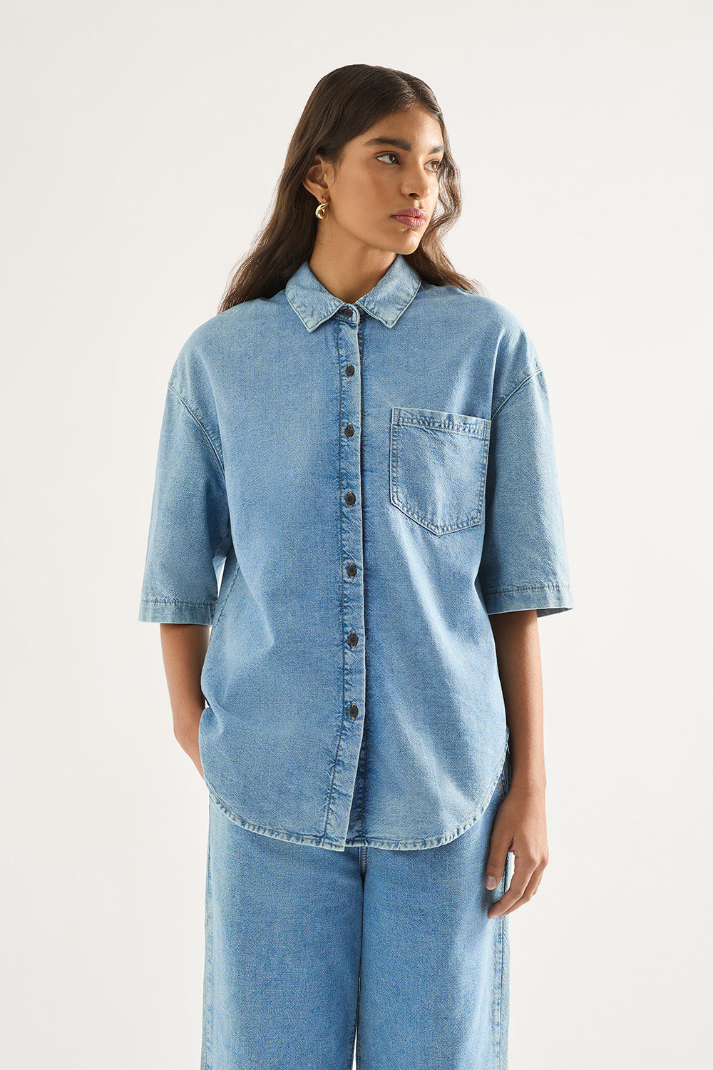 Amelia Short Sleeve Shirt - Vision