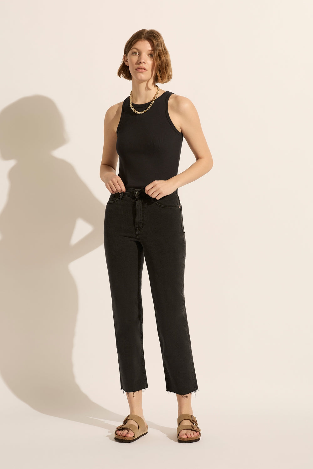Zoe Straight Leg Jeans For Women - Ink Blue