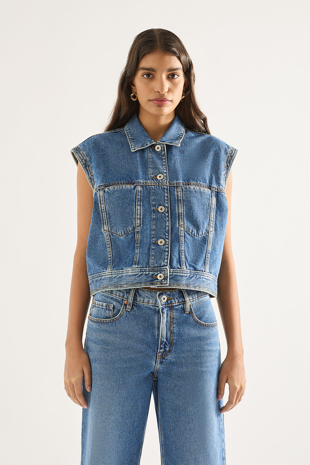 Blake Cropped Vest